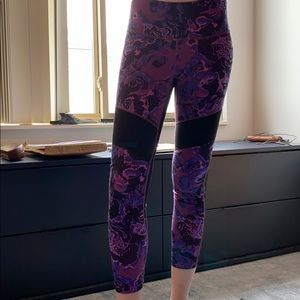 The North Face XS Black and Purple Leggings